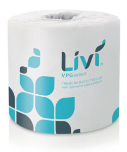 Livi VPG Select Bath Tissue White 2-Ply 4.5" X 4"  500 Sheets