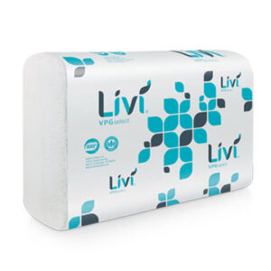 Livi VPG Select Multifold Towel White 1-Ply 10.6"X9.5" 220 Sheets