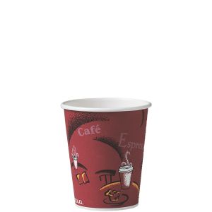 Cup Paper Hot 10 oz Bistro