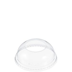Dome w/ Wide Hole Lid Clear