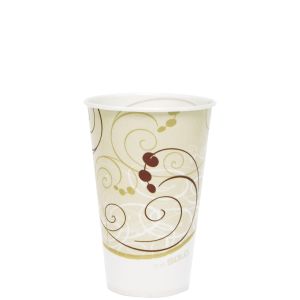 Cup Paper Cold 12 oz Treated Wax Symphony