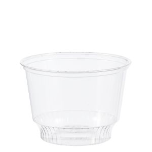 Sundae Dish Plastic 8 oz Clear