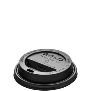 Lid Travel for 8 oz Hot cup 378 Black