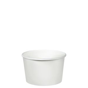 Solo VS DSP Paper Food Containers White 8 oz