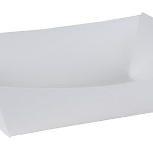 #300 Paperboard Food Tray White 3 lb. Capacity
