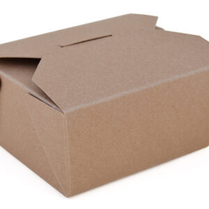 #1 ChampPak Retro Container Kraft 4.38" X 3.5" X 2.5"