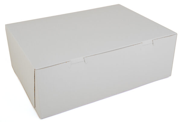 14.5" X 10.5" X 5" Sheet Cake /  Utility Box, Non-Window, White