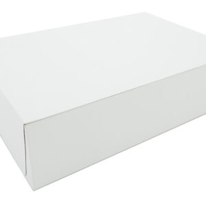 13" X 9" X 3.25" Donut Box White Paperboard