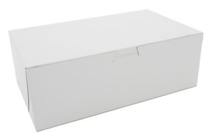 10" X 6" X 3.5" Donut Box White Paperboard