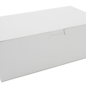 10" X 6" X 3.5" Donut Box White Paperboard