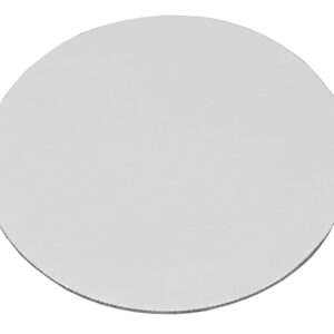 8" Single Wall Cake & Pizza Circle Bright White, Laminated