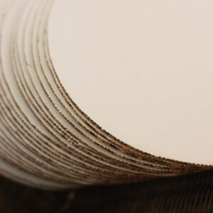 12" Single Wall Cake & Pizza Circle Bright White, Laminated