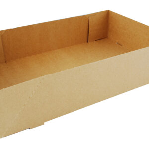 13.5" X 9" X 3" Donut Tray Kraft, Paperboard, One Piece