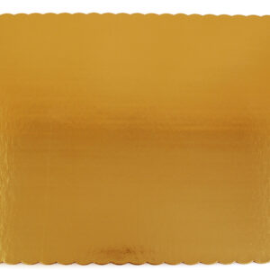 10" X 8" Gold Cake Pad Single Wall Sturdy Laminated