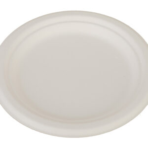 ChampWare Molded Fiber Round Plate White 7" Heavy Weight