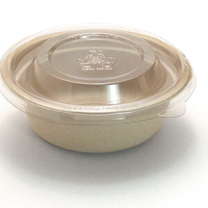 TreeSaver Bowl Lid Clear, 16 & 24 oz., Recycled PET