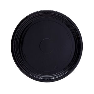 CaterLine Round Thermoformed Tray Black 12"