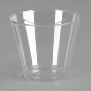 Comet Squat Tumbler 9 oz Clear Smooth Wall