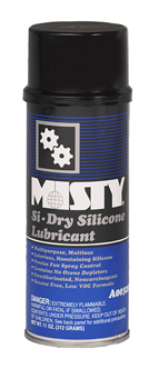 Misty Si-Dry Silicone Lubricant Food Grade 11 oz Aerosol